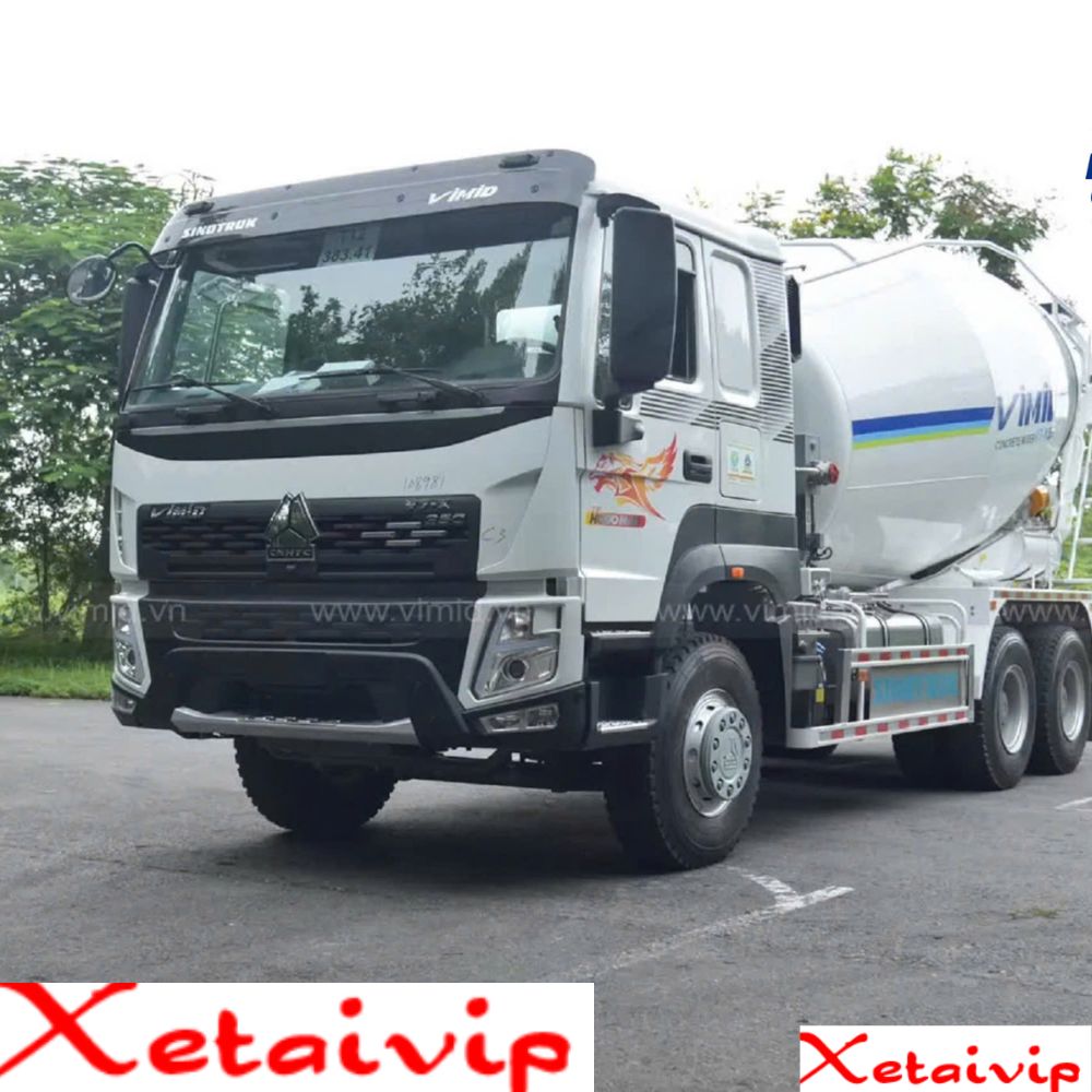 Xe trộn bê tông Howo 12m3
