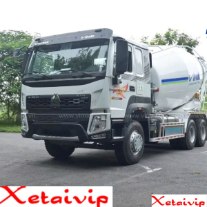 Xe trộn bê tông Howo 12m3