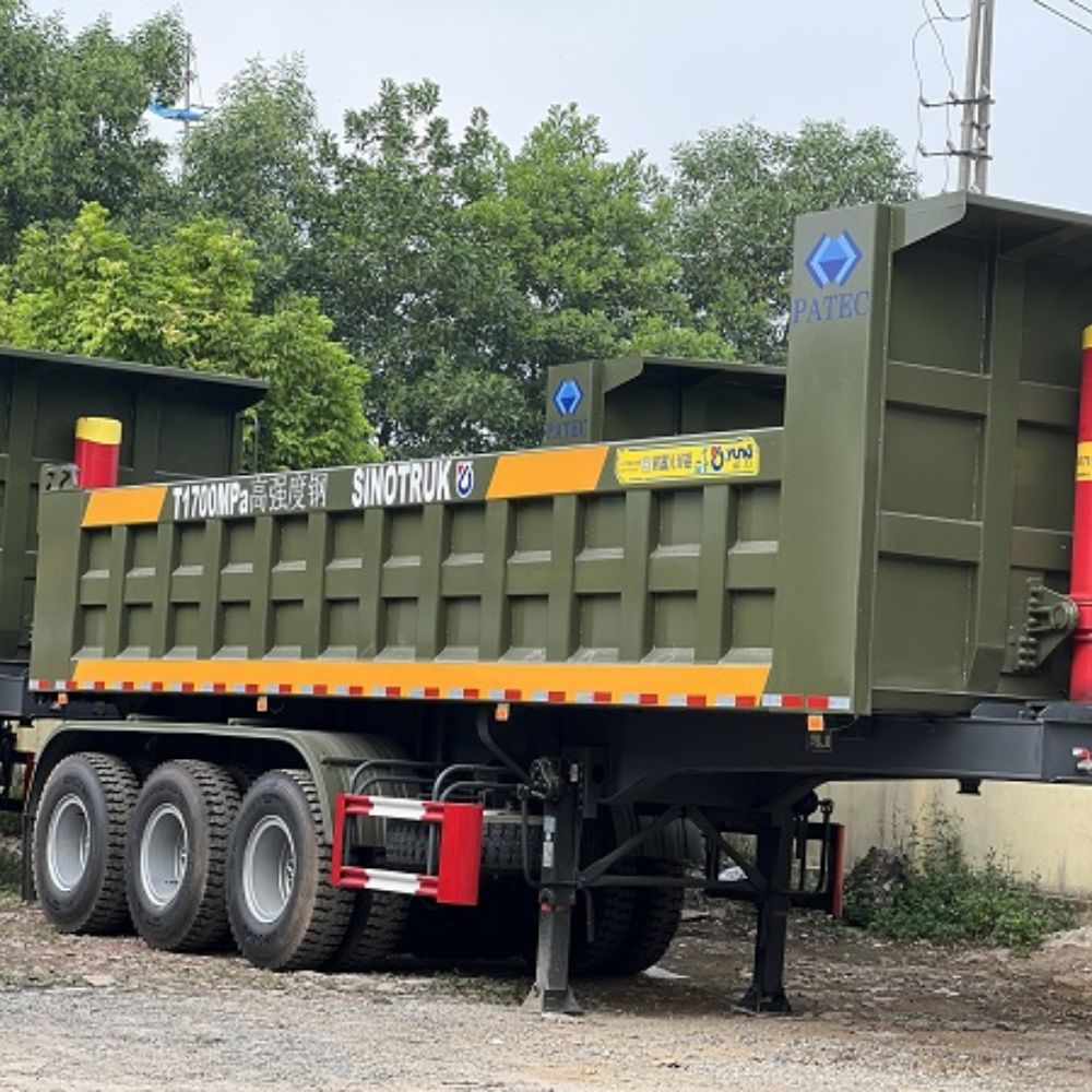 Sơ mi rơ moóc ben vuông SINOTRUK